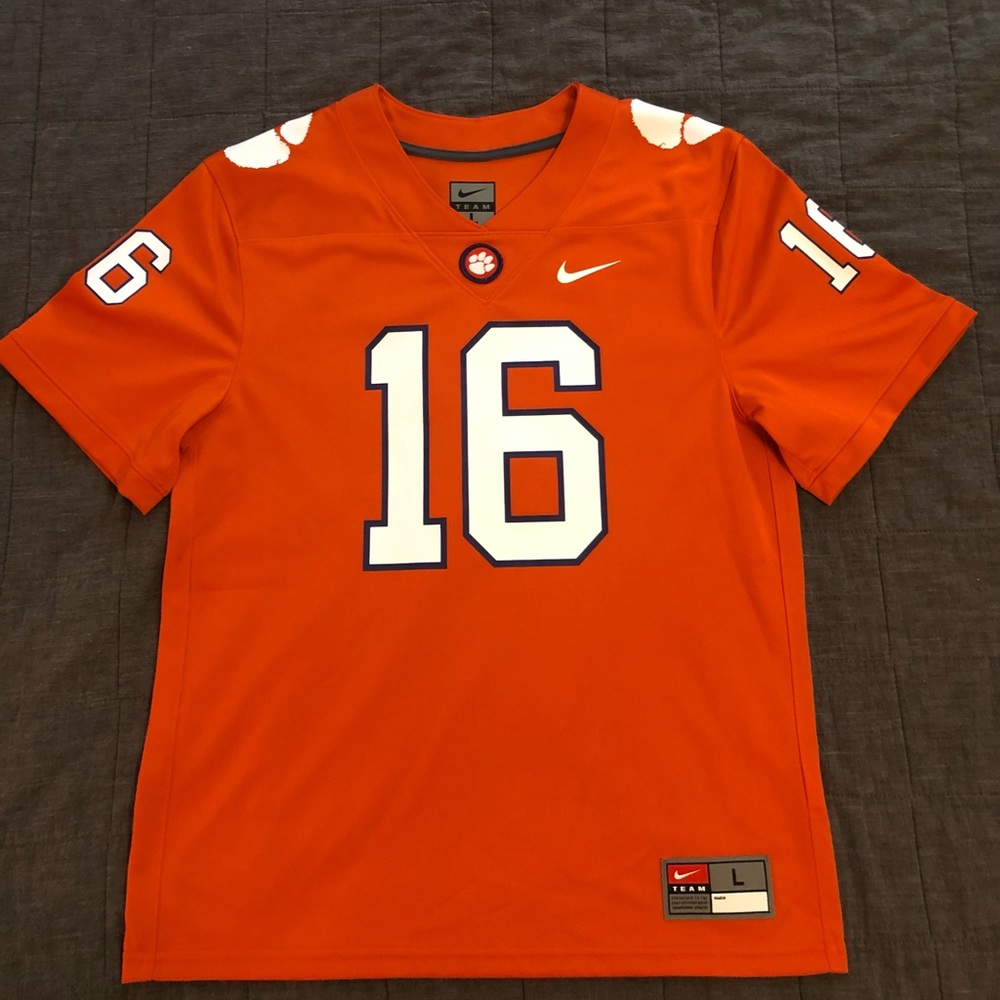 Clemson Football Trevor Lawrence Jersey Kids Size Large